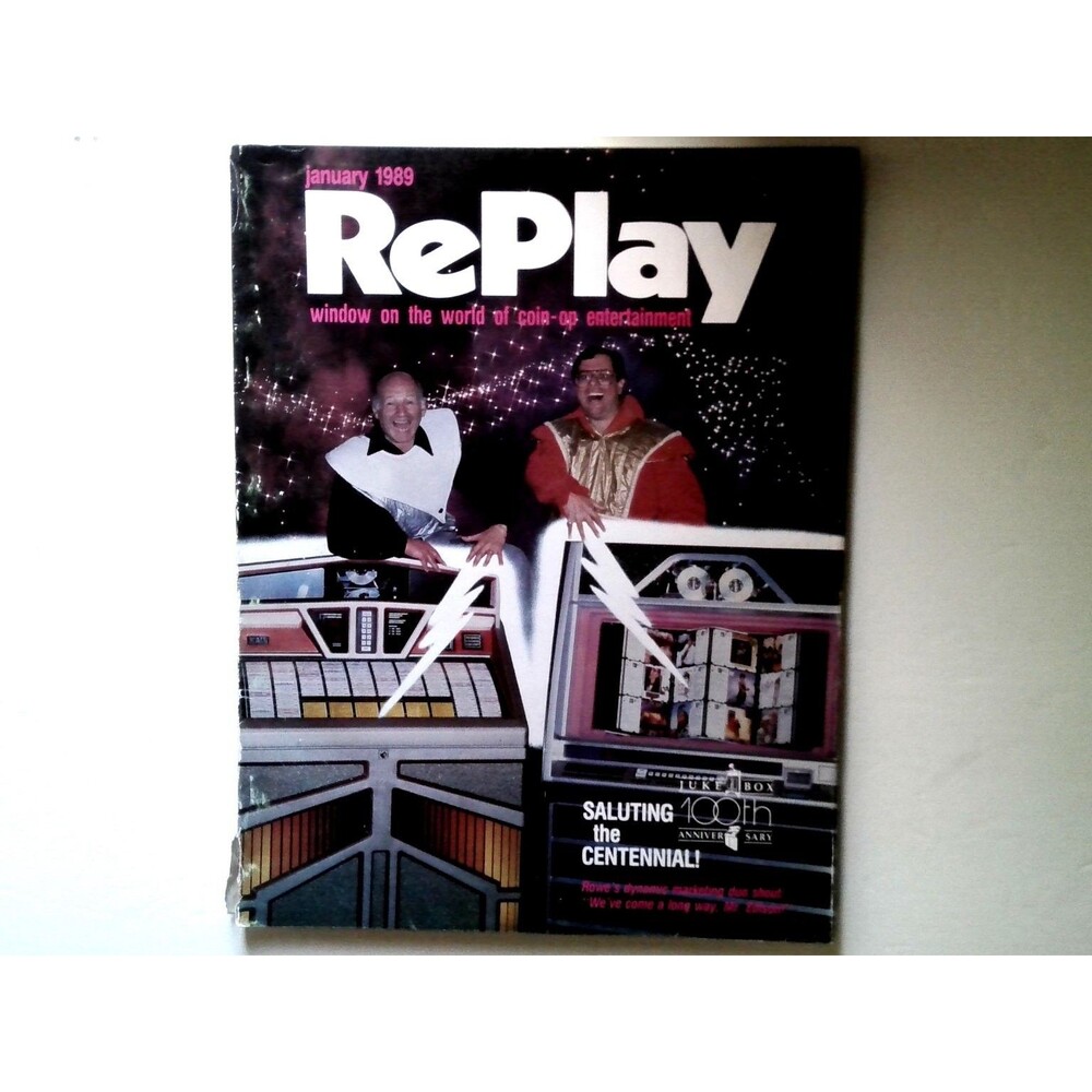 RePlay Magazine January 1989 Chase HQ Cyberball Jokerz Capcom Ghouls n Ghosts